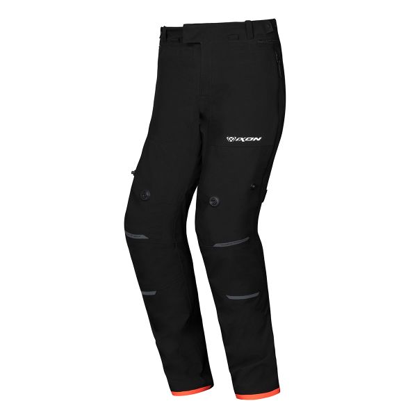 Motorcycle Trousers Ixon M-Skeid Pant Black Bright Red Motorcycle Trousers Ixon M-Skeid Pant Black Bright Red