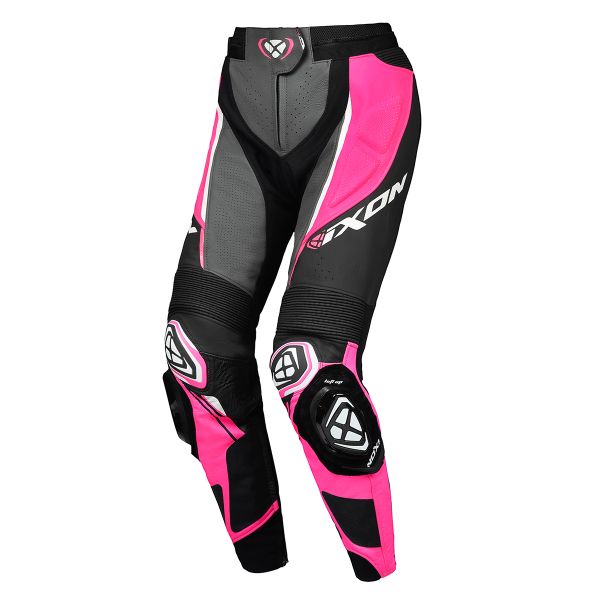 Motorcycle Trousers Ixon Vortex 3 Pant Lady Black Pink White Motorcycle Trousers Ixon Vortex 3 Pant Lady Black Pink White