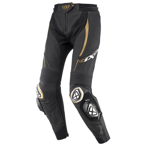 Motorcycle Trousers Ixon Vortex 3 Pant Lady Black White Gold Motorcycle Trousers Ixon Vortex 3 Pant Lady Black White Gold