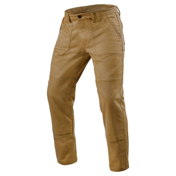 Motorcycle Trousers REV'IT Davis Dark Camel