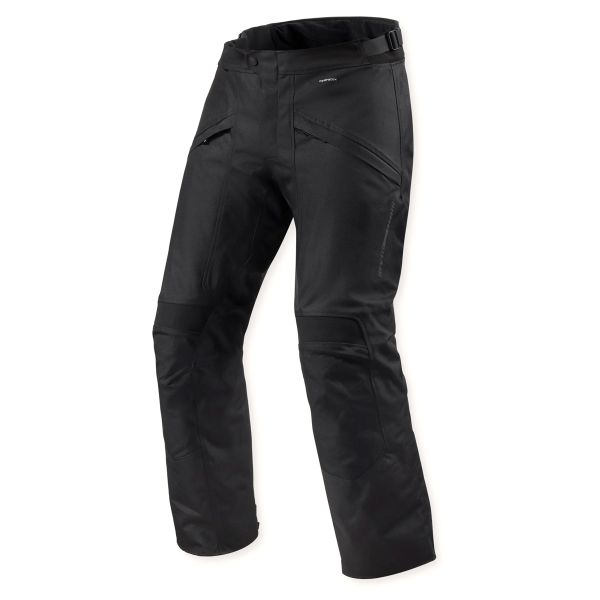 Motorcycle Trousers REV'IT Factor 5 H2O Black Long