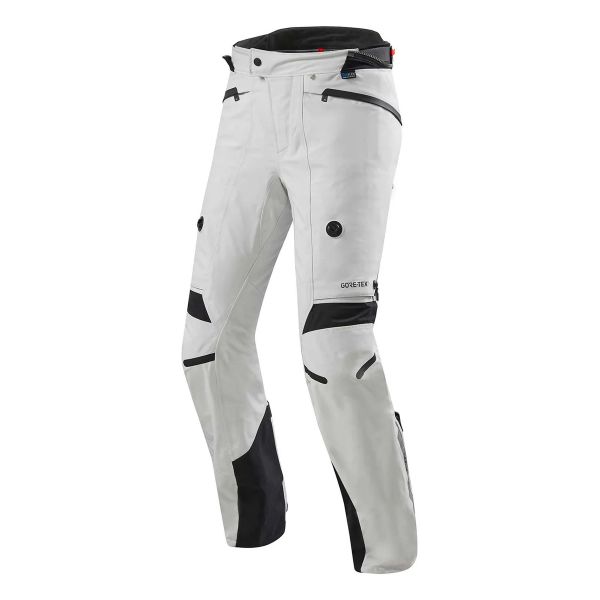 Motorcycle Trousers REV'IT Poseidon 2 GTX Silver Black Standard