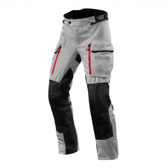 Motorcycle Trousers REV'IT Sand 4 H2O Silver Black Short