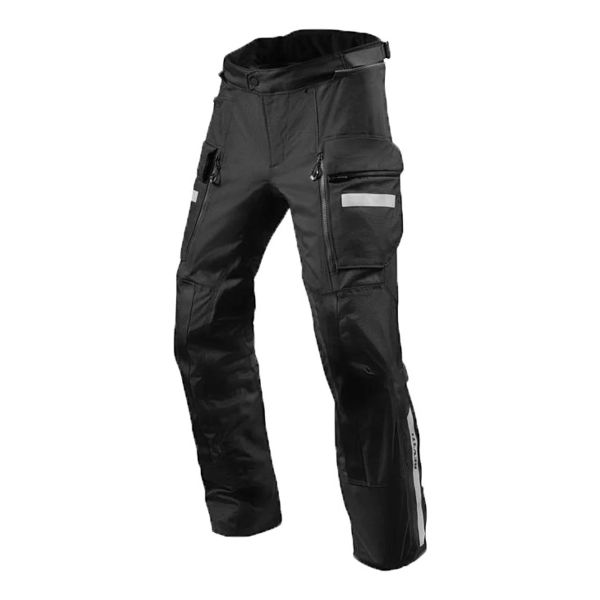 Motorcycle Trousers REV'IT Sand 4 H2O Black Standard