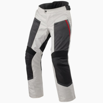 Motorcycle Trousers REV'IT Tornado 4 H2O Pant Silver Black Long