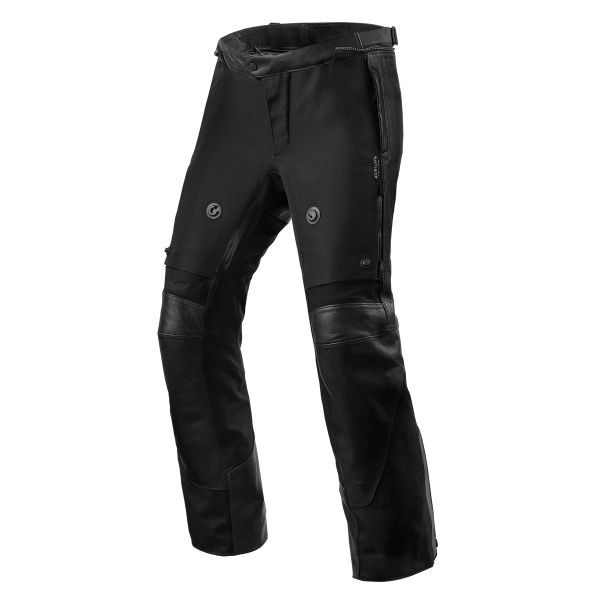 Motorcycle Trousers REV'IT Valve H2O Black Standard Pant