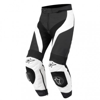 Motorcycle Trousers Alpinestars GP Plus Black White Pants