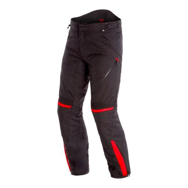 Motorcycle Trousers Dainese Tempest 2 D-Dry Pants Black Tour Red Motorcycle Trousers Dainese Tempest 2 D-Dry Pants Black Tour Red