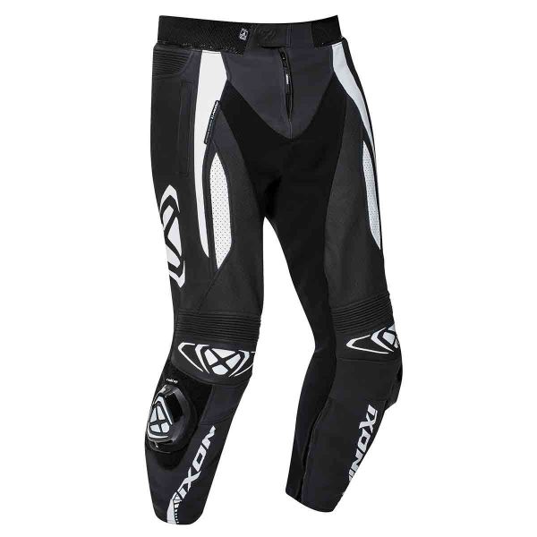 Motorcycle Trousers Ixon Vortex 2 Pant Black White