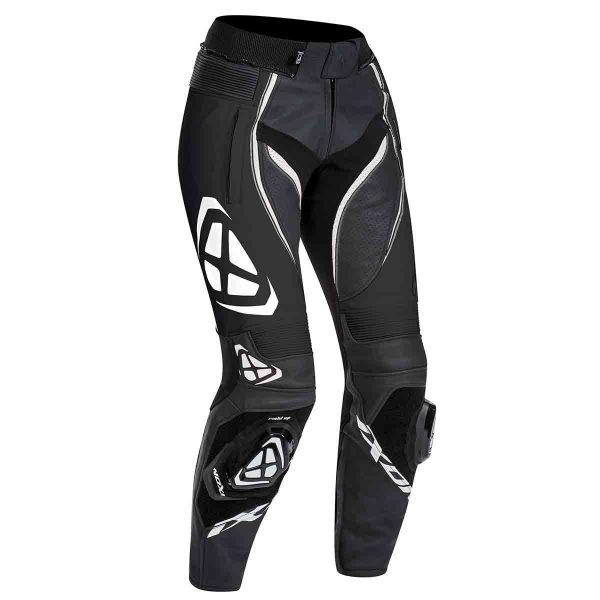 Motorcycle Trousers Ixon Vortex Lady Pant Black White Motorcycle Trousers Ixon Vortex Lady Pant Black White