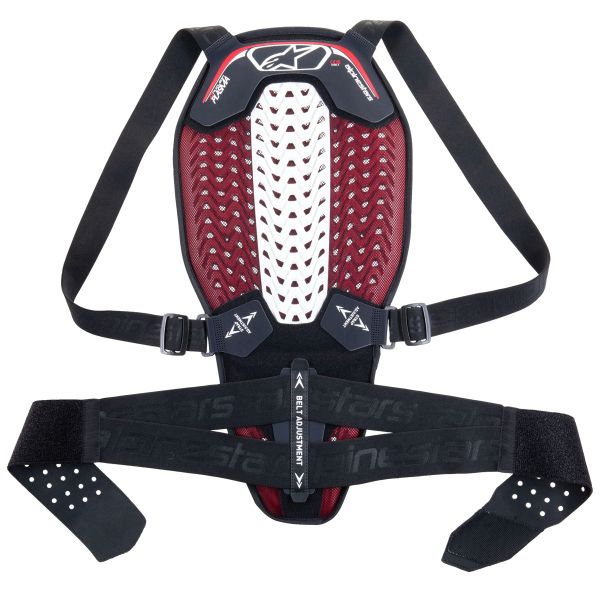 Back Protectors Alpinestars Nucleon Plasma Back Protector Strap Black White Red