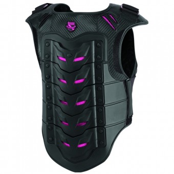 ICON Stryker Vest Black Pink Woman