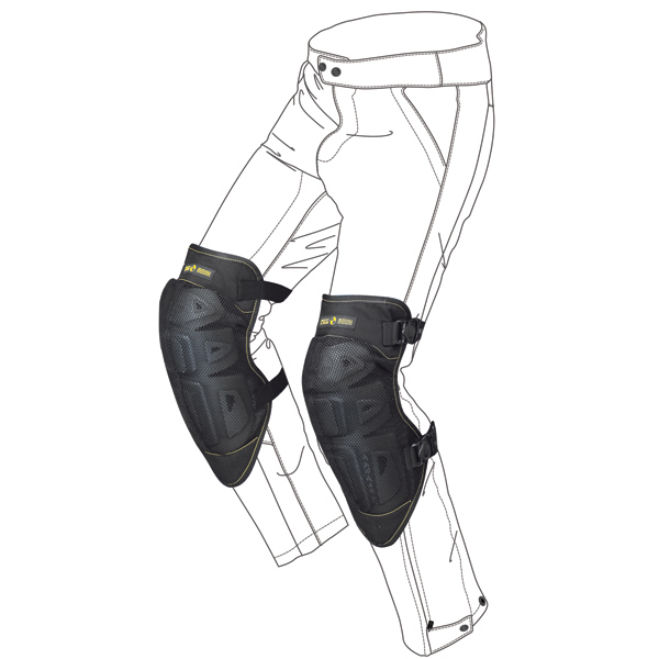 Knee Protectors Spidi K-Net Black