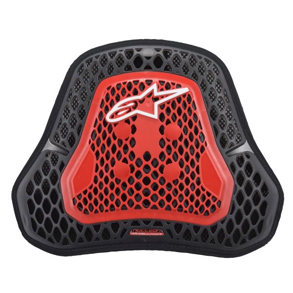 Motorcycle Body Armour Alpinestars Nucleon KR-Cell Cir Protector Transparent Smoke Red