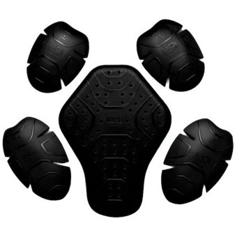 Motorcycle Body Armour EUDOXIE Pack Protections Full Red Level 2
