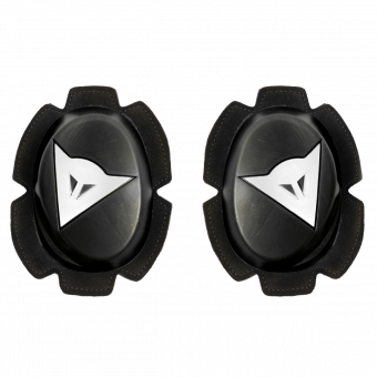 Knee Sliders Dainese Pista Knee Slider High Durability Black White Knee Sliders Dainese Pista Knee Slider High Durability Black White