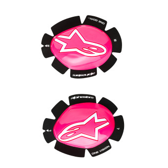 Knee Sliders Alpinestars GP Plus Knee Slider Pink Fluo White Knee Sliders Alpinestars GP Plus Knee Slider Pink Fluo White