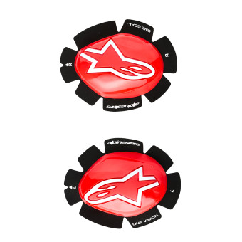Knee Sliders Alpinestars GP Plus Knee Slider Red White Knee Sliders Alpinestars GP Plus Knee Slider Red White