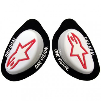 Knee Sliders Alpinestars GP Knee Slider White Knee Sliders Alpinestars GP Knee Slider White
