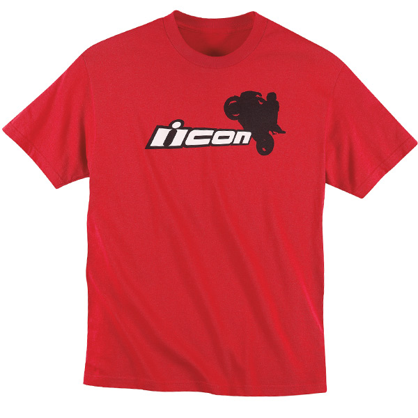 Motorcycle T-Shirts ICON Balance Point Tee Red