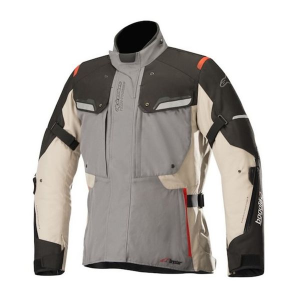 Motorcycle Coats Alpinestars Bogota V2 Drystar Dark Gray Sand Black