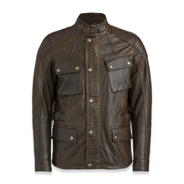 Motorcycle Coats Belstaff Turner Antique Black Brown