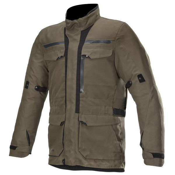 Motorcycle Coats Alpinestars Barcelona Drystar Forest