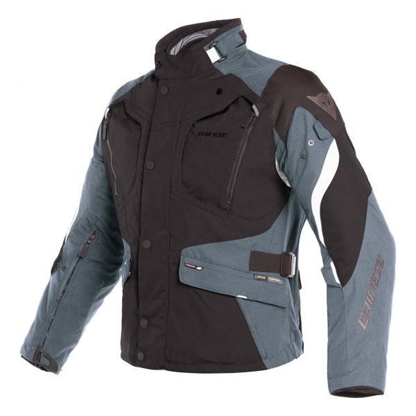 Motorcycle Coats Dainese Dolomiti Gore-Tex Black Ebony Light Grey