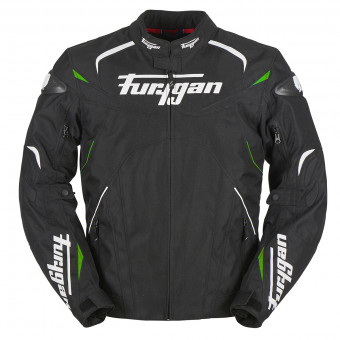 Furygan Narval Black White Green + Fury Air Bag System