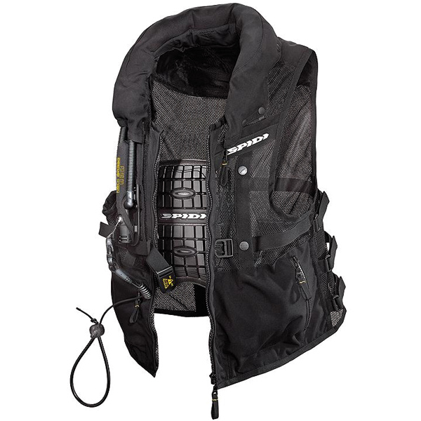 Motorcycle Jackets Spidi Airbag Neck DPS Black