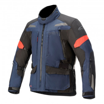 Motorcycle Coats Alpinestars Valparaiso V3 Drystar Dark Blue Black