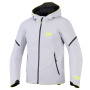Motorcycle Coats Alpinestars Aeroshell WP Mid Gray Yellow Fluo