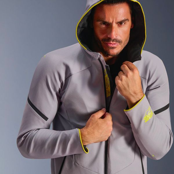 Alpinestars Aeroshell WP Mid Gray Yellow Fluo