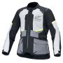 Motorcycle Coats Alpinestars Andes Air Drystar Ice Grey Dark Grey Black