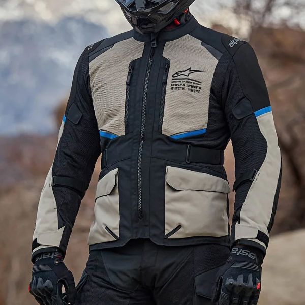 Alpinestars Andes Air Drystar Ice Grey Dark Grey Black