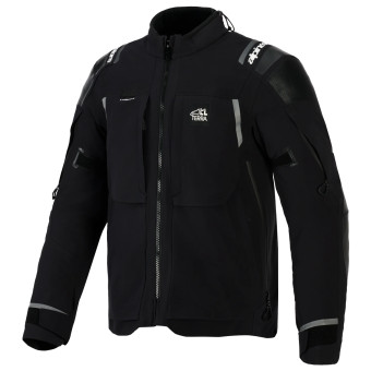 Motorcycle Coats Alpinestars Andes Pro Drystar XF Black Dark Gray