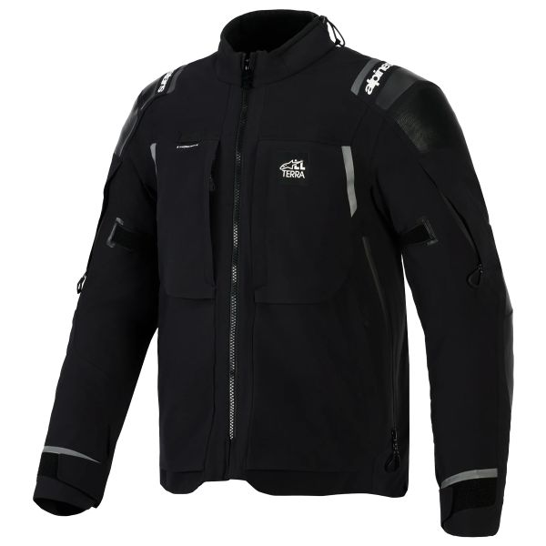 Motorcycle Coats Alpinestars Andes Pro Drystar XF Black Dark Gray