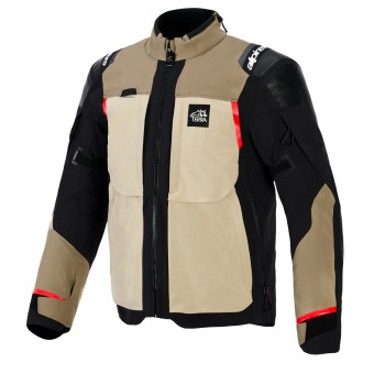 Motorcycle Coats Alpinestars Andes Pro Drystar XF Walnut Aluminium