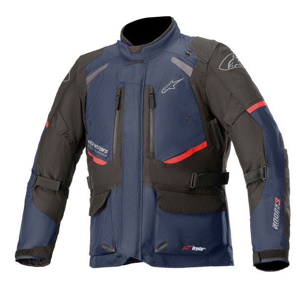 Motorcycle Coats Alpinestars Andes V3 Drystar Dark Blue Black Motorcycle Coats Alpinestars Andes V3 Drystar Dark Blue Black