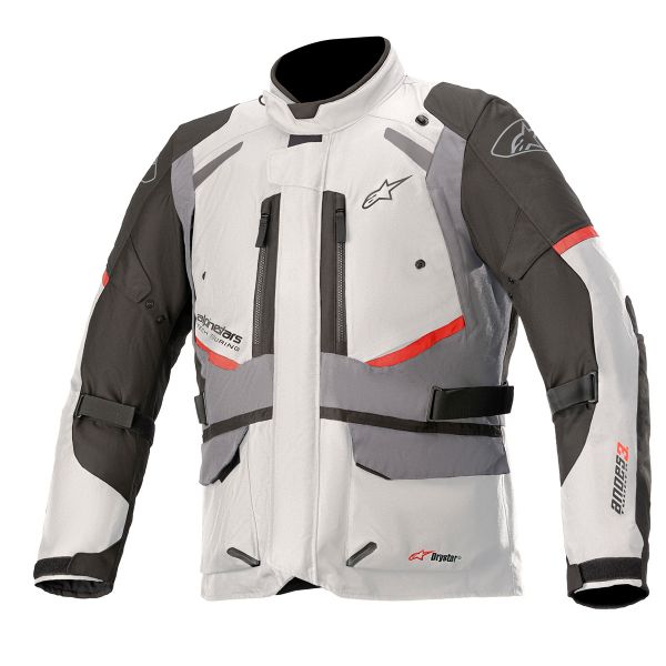 Motorcycle Coats Alpinestars Andes V3 Drystar Ice Grey Dark Grey Motorcycle Coats Alpinestars Andes V3 Drystar Ice Grey Dark Grey
