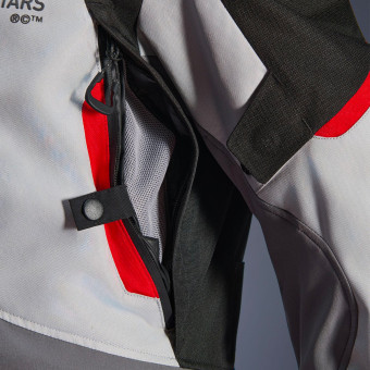 Alpinestars Andes V4 Drystar Dark Gray Ice Gray Black Bright Red