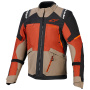 Motorcycle Coats Alpinestars Andes V4 Drystar Walnut Rust Black