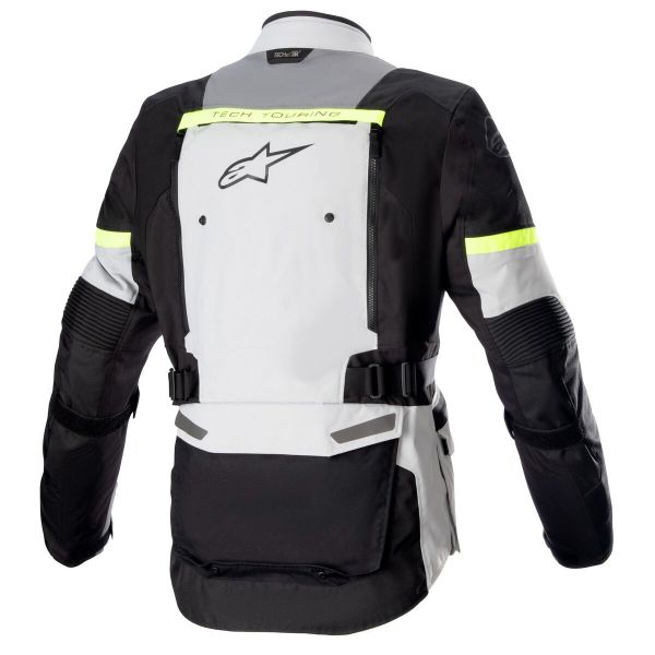 Alpinestars Bogota Pro Drystar Ice Grey Dark Grey Yellow Fluo