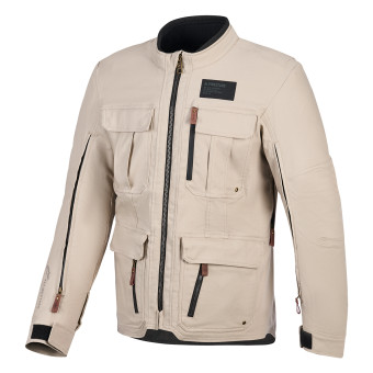 Motorcycle Coats Alpinestars Borrego Drystar Warn Gray