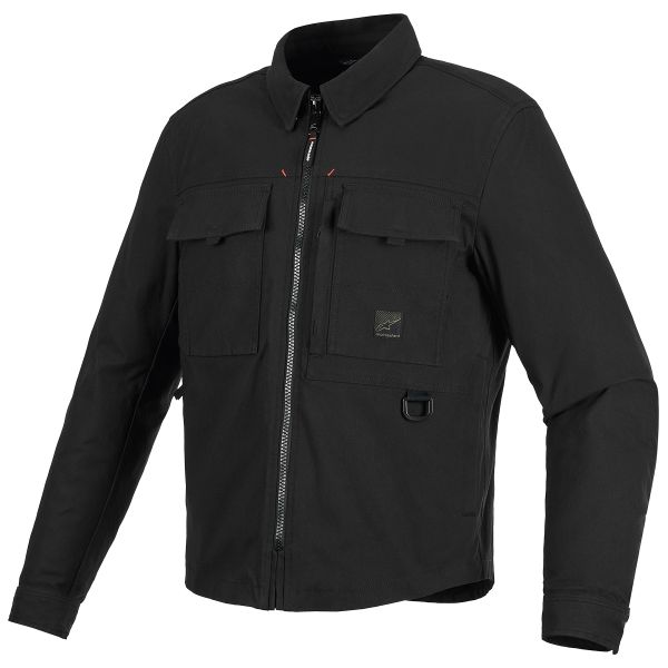 Motorcycle Coats Alpinestars Bryon WR Overshirt Black