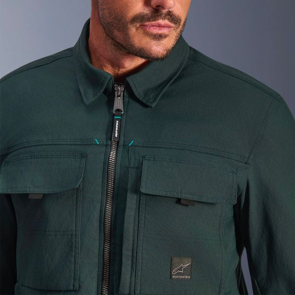 Alpinestars Bryon WR Overshirt Dark Emerald