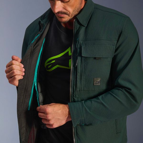 Alpinestars Bryon WR Overshirt Dark Emerald