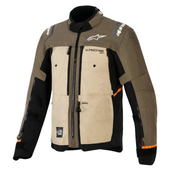 Motorcycle Coats Alpinestars Cusco Drystar Walnut Aluminium Black
