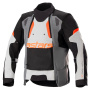 Motorcycle Coats Alpinestars Halo Drystar Dark Grey Ice Grey Black