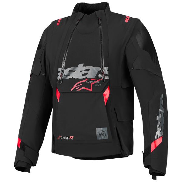 Motorcycle Coats Alpinestars Halo Pro Drystar XF Laminated Black Dark Shadow